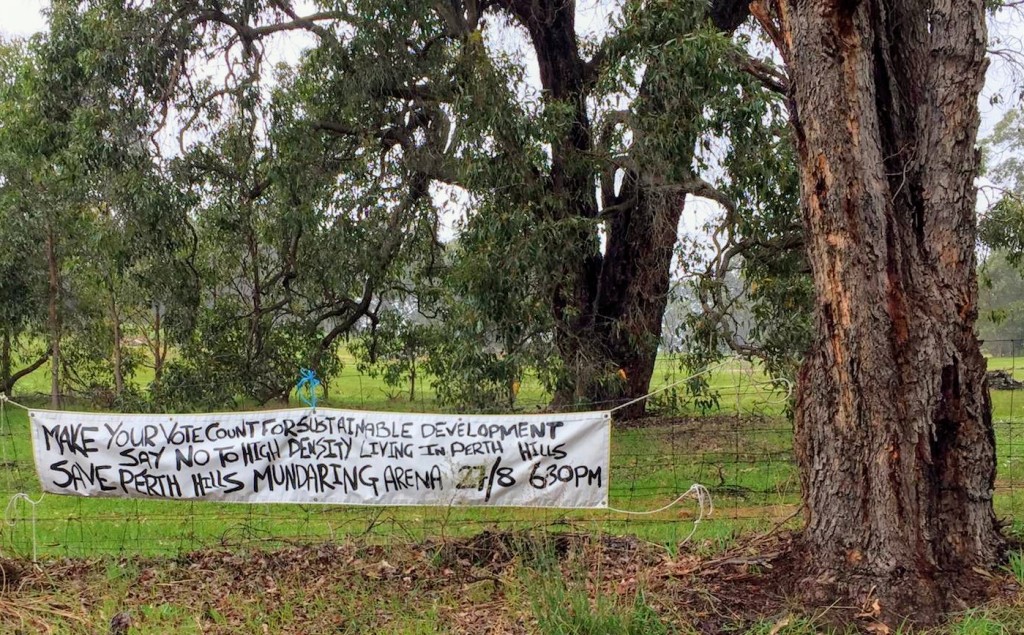 An example of #saveperthhills signage around the area since SP34 North Stoneville was announced.